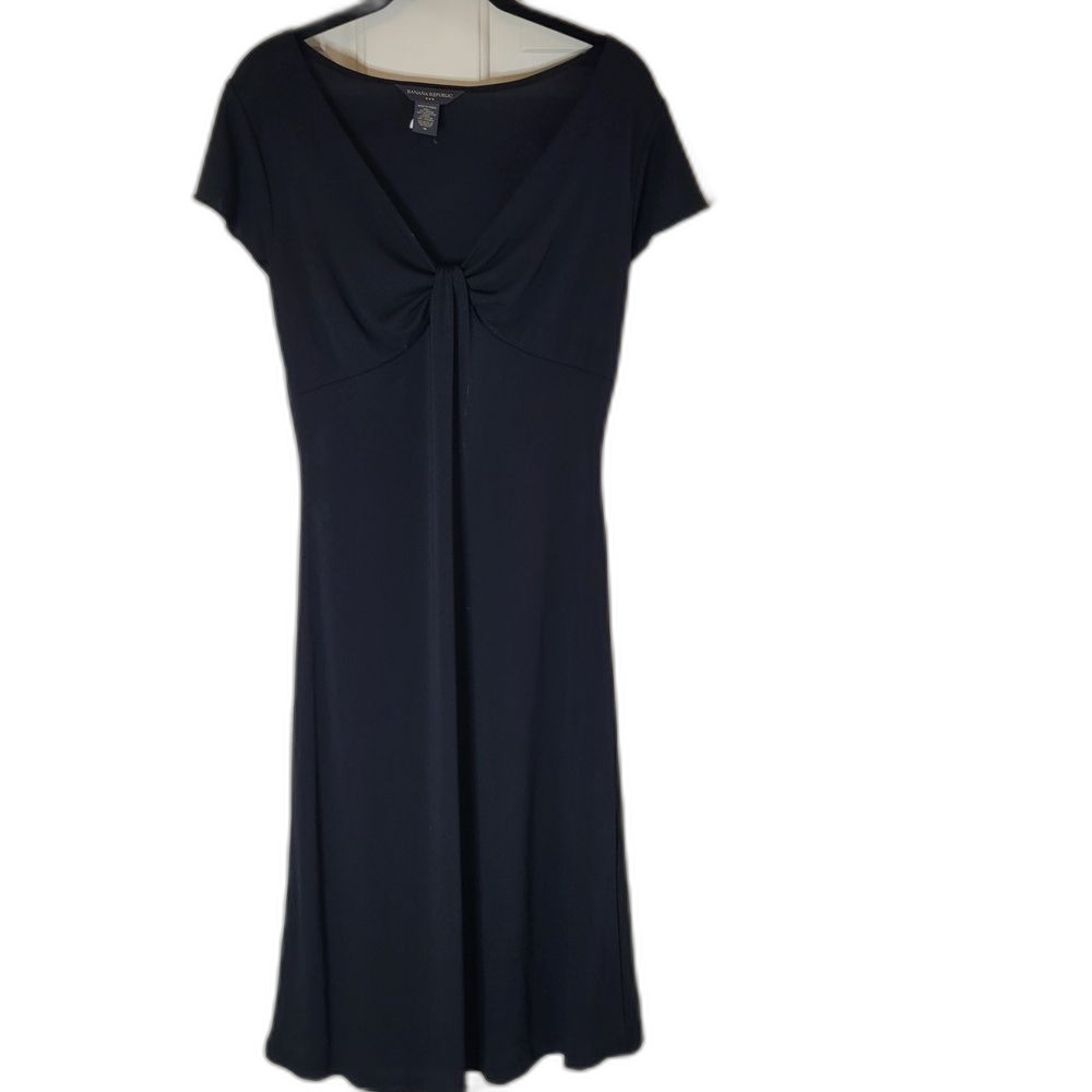 Banana Republic Classic Black Midi Dress